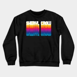 Retro Sheryl Proud Name Personalized Gift Rainbow Style Crewneck Sweatshirt